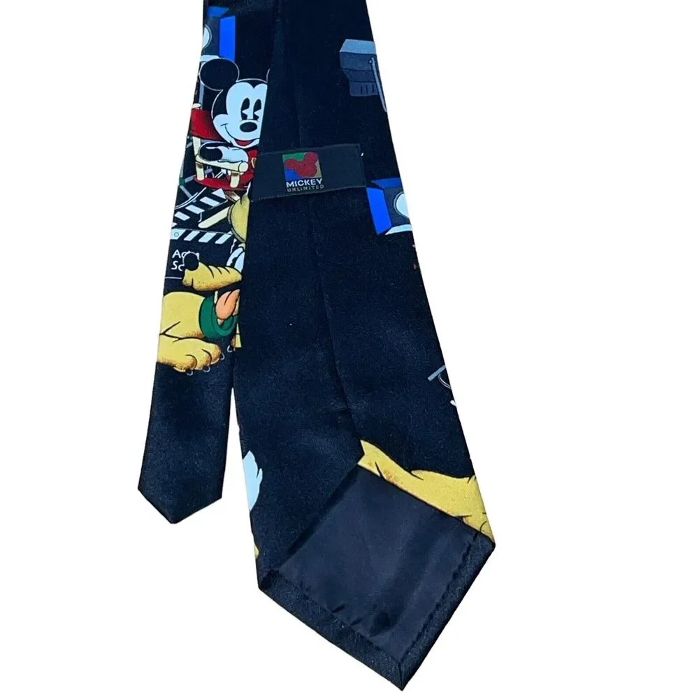 Mickey Goofy Donald Duck Pluto Neck Tie Disney